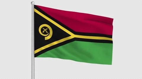 Vanuatu Flag Stock-Footage 225333519