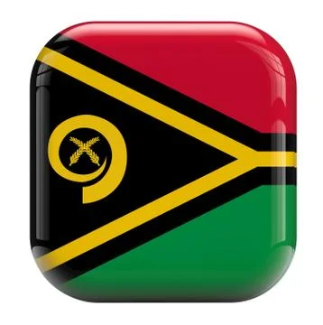 Vanuatu flag icon Stock Illustration