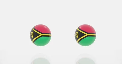 Vanuatu flag symbol Stock Footage 195516352