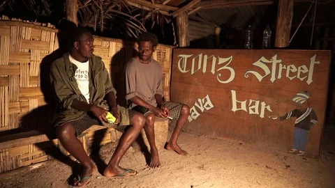 Vanuatu kava bar Stockbeeldmateriaal 76503444