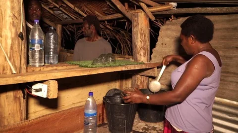 Vanuatu kava bar Stockbeeldmateriaal 76503605