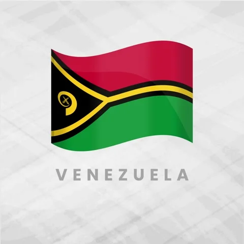 Vanuatu Waving Flag 3D Illustration; National Symbol of Vanuatu Vector Anim.. 動画素材 332067840