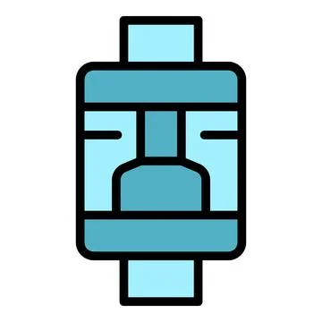 Vape atomizer icon vector flat Stock Illustration