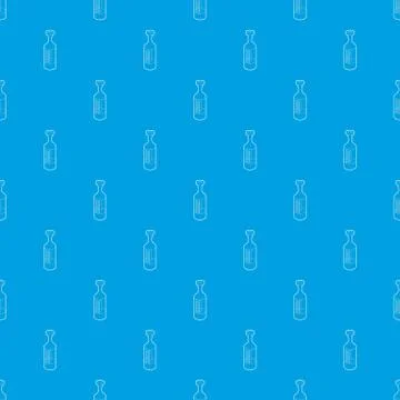 Vape atomizer pattern seamless blue イラスト素材