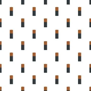 Vape box battery pattern seamless vector Stock Illustration