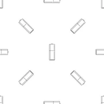 Vape box battery pattern seamless Stock Illustration