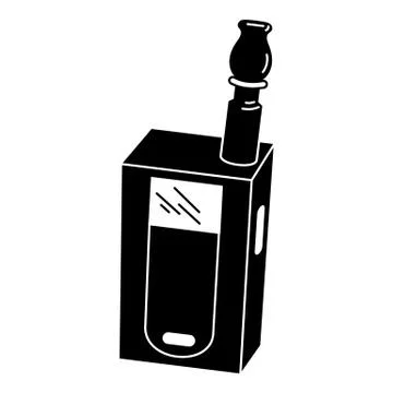 Vape cigarette icon, simple style Stock Illustration