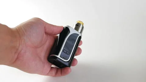Vape device or electronic cigarette. 스톡 동영상 131331514