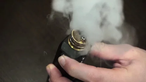 Vape hot steam Stock Footage 74671479