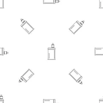 Vape mod pattern seamless vector Illustrazione stock