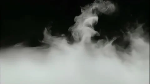 Vape Smoke Effect And Collision On Black Background And Collision Video stock 155446563