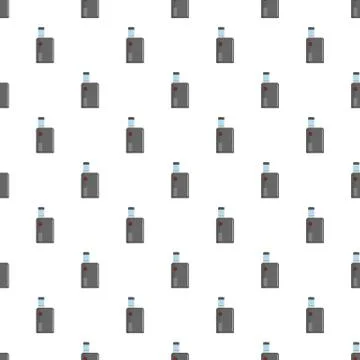 Vaping box pattern seamless vector イラスト素材