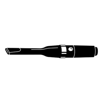 Vaping cigarette icon, simple style Illustrazione stock