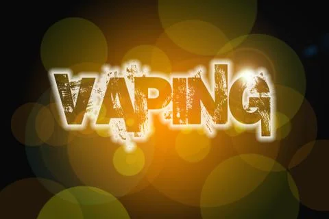 Vaping concept Stock Illustration