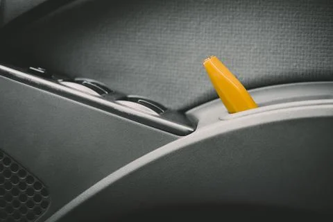 Vaping Device In The Car . close up . Stock Photos