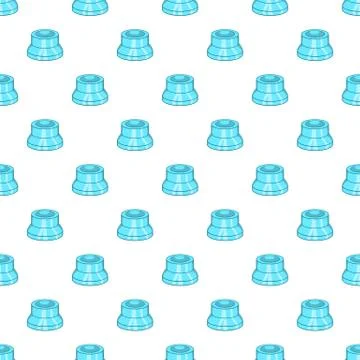 Vaping device spare part pattern, cartoon style Stock Illustration