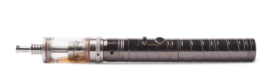 Vaping electronic cigarette devise isolated Stock Photos