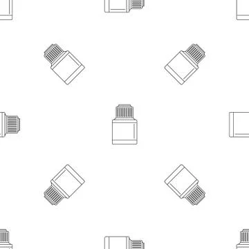 Vaping liquid bottle pattern seamless Stock Illustration