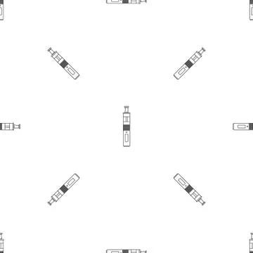 Vaping pen pattern seamless Stock Illustration