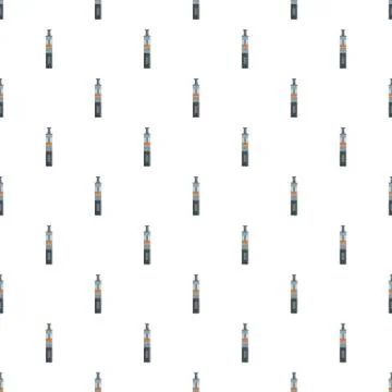 Vaping pen pattern seamless vector Stock Illustration