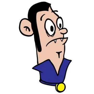 Vapire head Stock Illustration