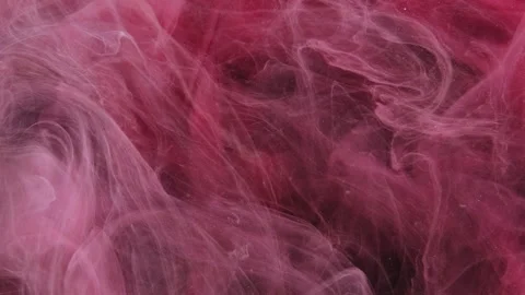 Vapor cloud paint splash water pink haze floating Stock Footage 324904784