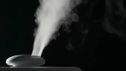 Vapor from humidifier Stock Footage 96149456