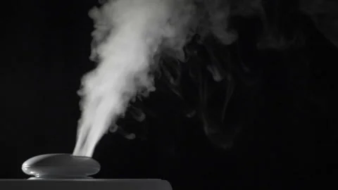 Vapor from humidifier Stock Footage 96149969