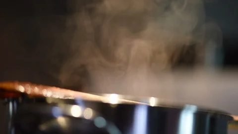 Vapor by pot Video stock 113297477