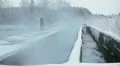Vapor from the sewerage water HD Footage