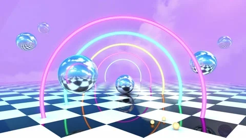 Vaporwave Background Stock Footage 230983775