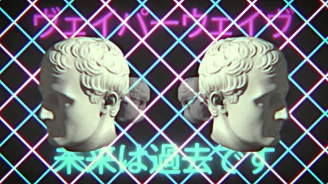 Vaporwave Loop Video stock 140771106