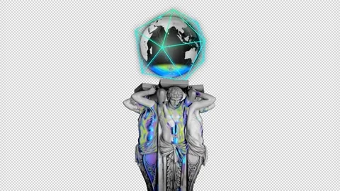Vaporwave Vision - Estipite Stock Footage 136660458