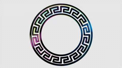 Vaporwave Vision - Neon Meander Video stock 136659950