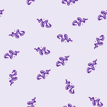 Vapour smell glyph seamless pattern Stock-Illustration