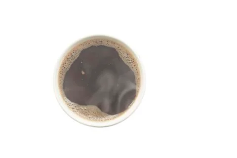 Vapour under a cup of a coffee. Stock Photos