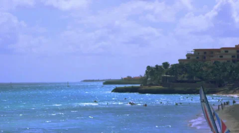 Varadero Beach Clip #1 Stock Footage 33784505