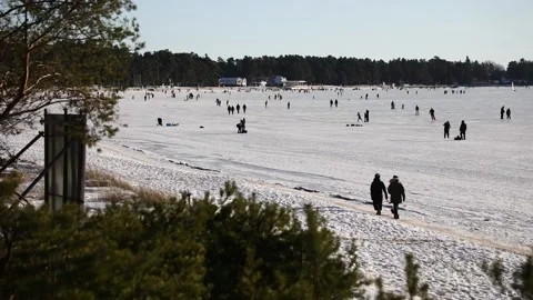 Varamon winter Stock Footage 148431795