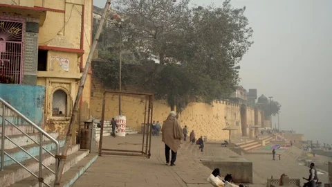 Varanasi City view Stock Footage 112065549