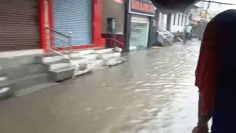Varanasi Flood  Stock Footage 116803964