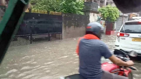 Varanasi Flood  Stock Footage 116803977