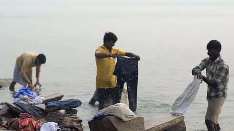 Varanasi ganges Life Stock Footage 112066009