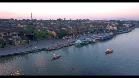 Varanasi Ghat river boating Stock-Footage 274414563