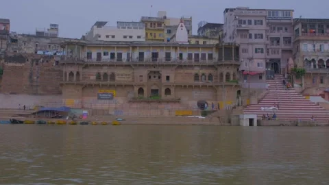 Varanasi ghats Stock Footage 219303956