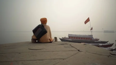 Varanasi indian Life Stock Footage 112061933