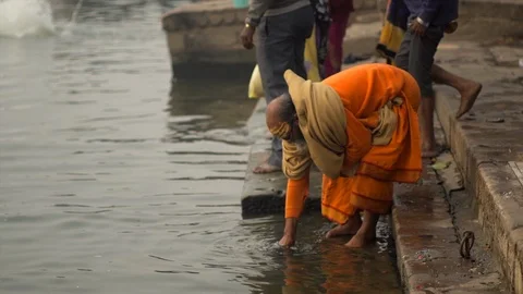 Varanasi life Stock Footage 112039392