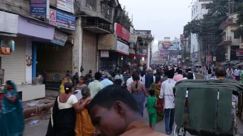 Varanasi Streets, India Stock Footage 70164015