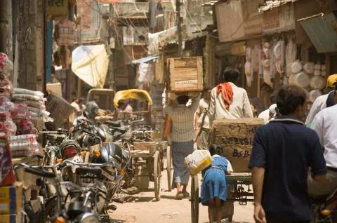 Varanasi Streets Stock Photos