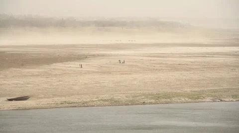 Varanasia Desert, India Stock Footage 32349218