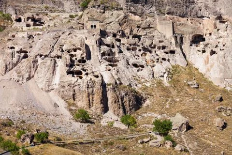 Vardzia cave monastery Stock Photos